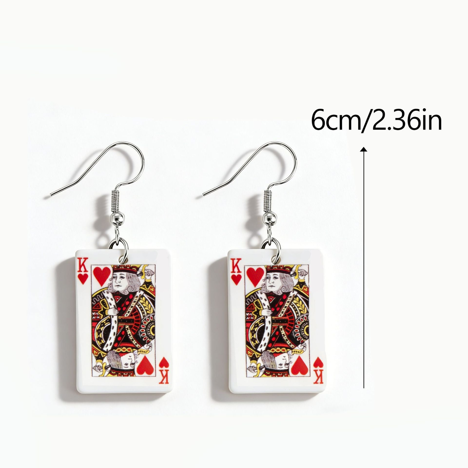 Acrylic Card Earrings For Women With Iron Ear Pins, Stylish And Lightweight Design