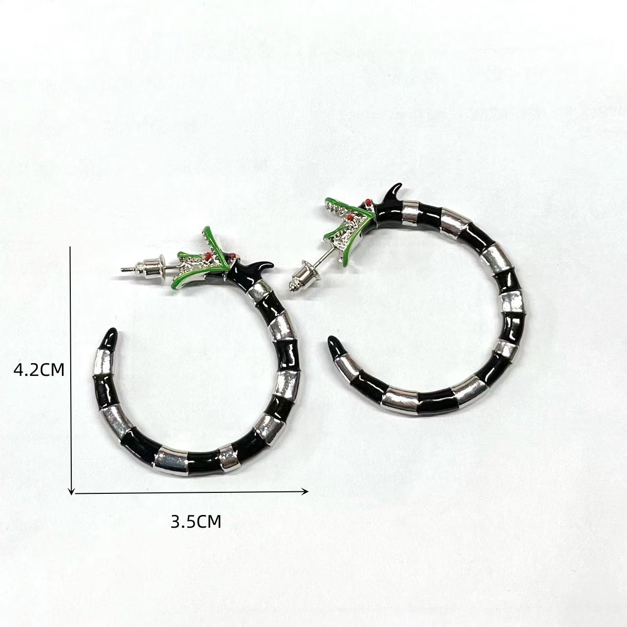Funny Insect Earrings For Women Featuring Stoving Varnish Craft And 304 Stainless Steel Ear Pins