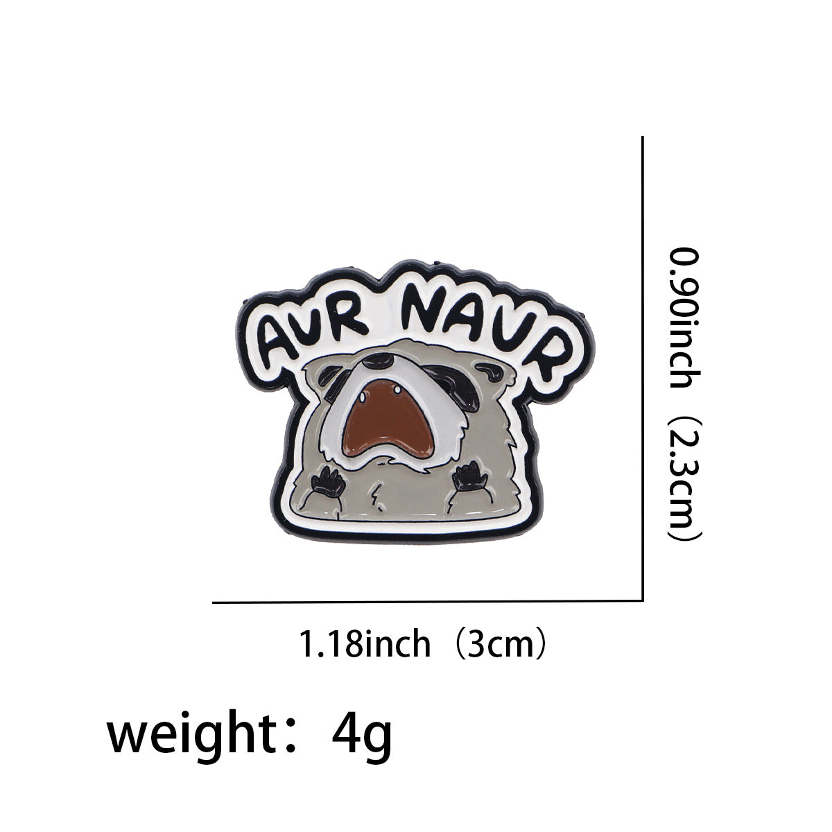 Animal Pin Made Of Durable Zinc Alloy, Perfect For Collectors And Accessories