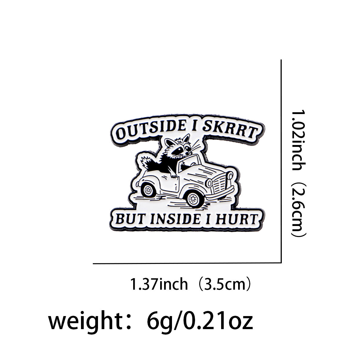 Animal Pin Made Of Durable Zinc Alloy, Perfect For Collectors And Accessories