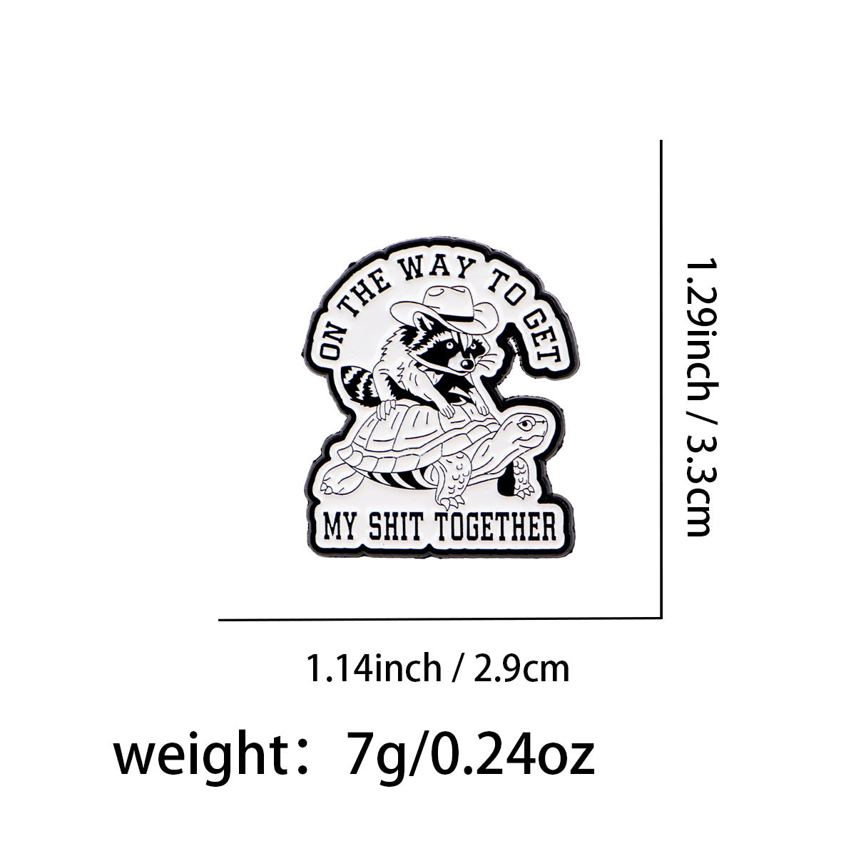 Animal Pin Made Of Durable Zinc Alloy, Perfect For Collectors And Accessories