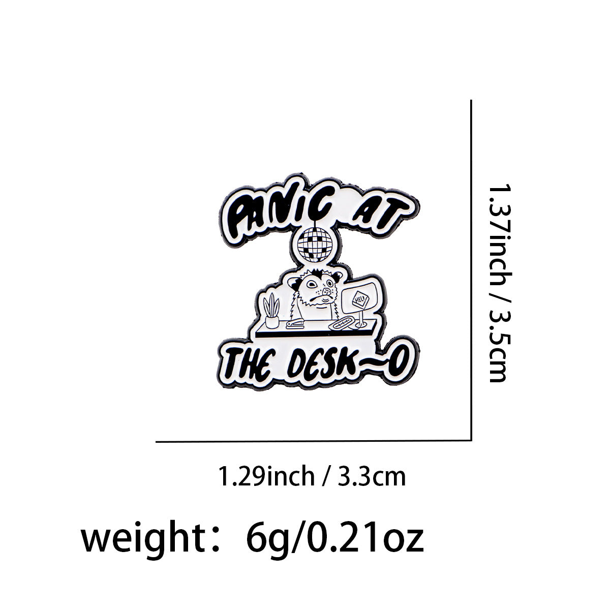 Animal Pin Made Of Durable Zinc Alloy, Perfect For Collectors And Accessories