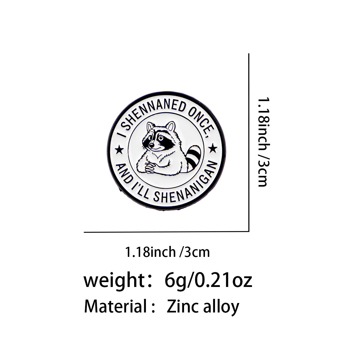 Animal Pin Made Of Durable Zinc Alloy, Perfect For Collectors And Accessories
