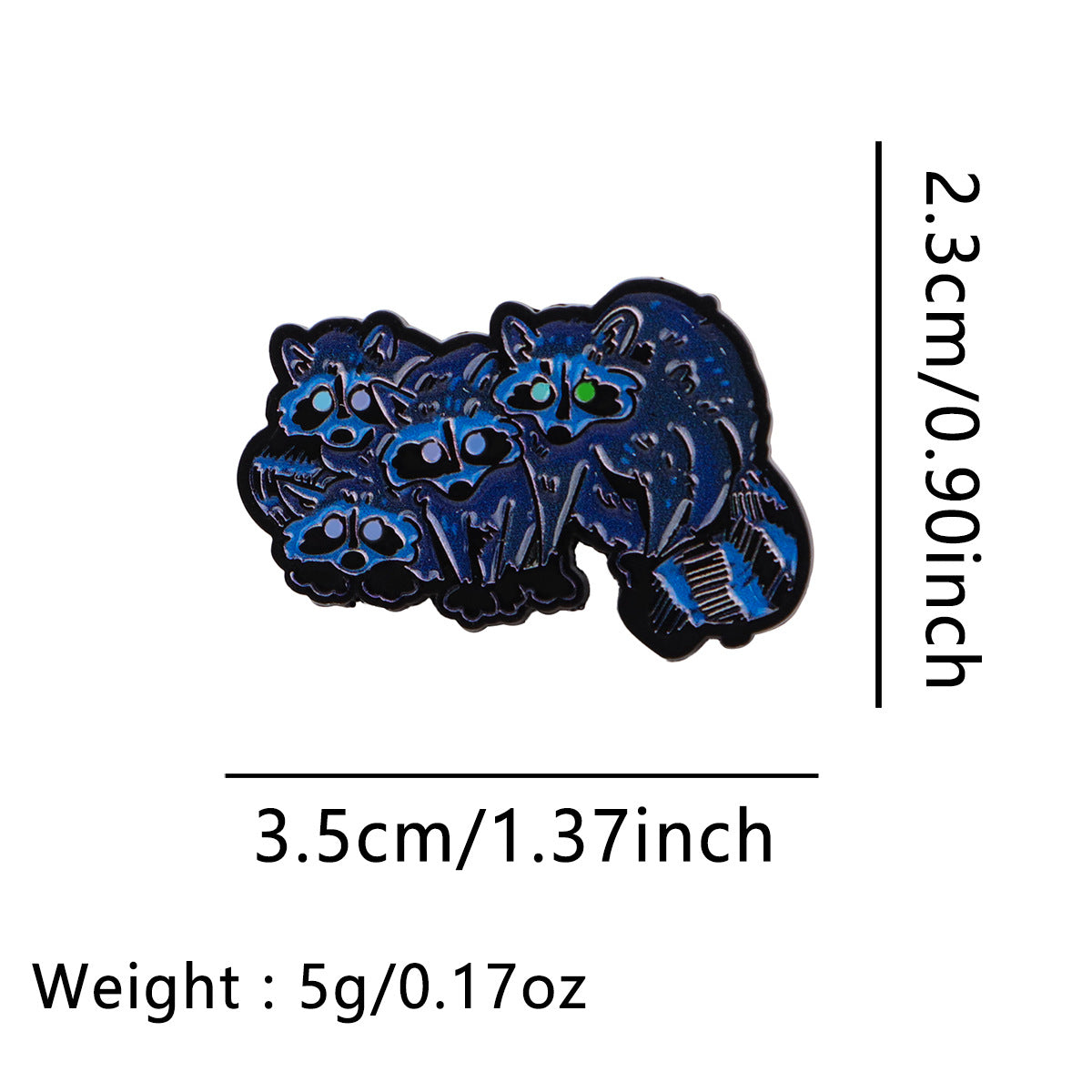 Animal Pin Made Of Durable Zinc Alloy, Perfect For Collectors And Accessories