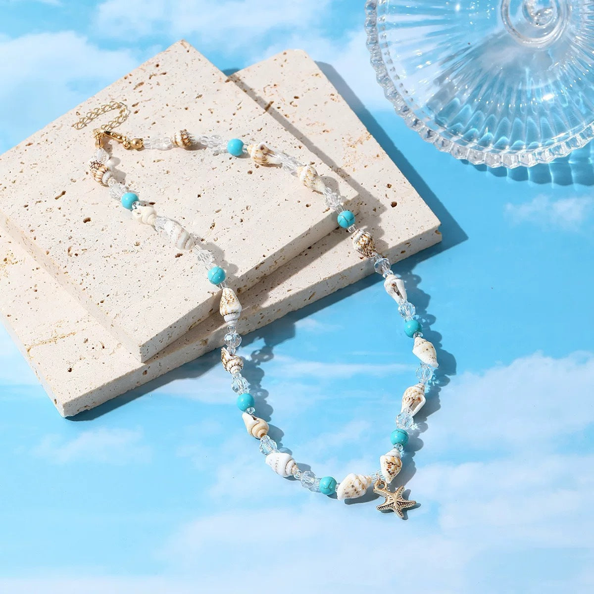 Bohemian Starfish Necklace For Women With Zinc Alloy Pendant, Perfect For Business Occasions