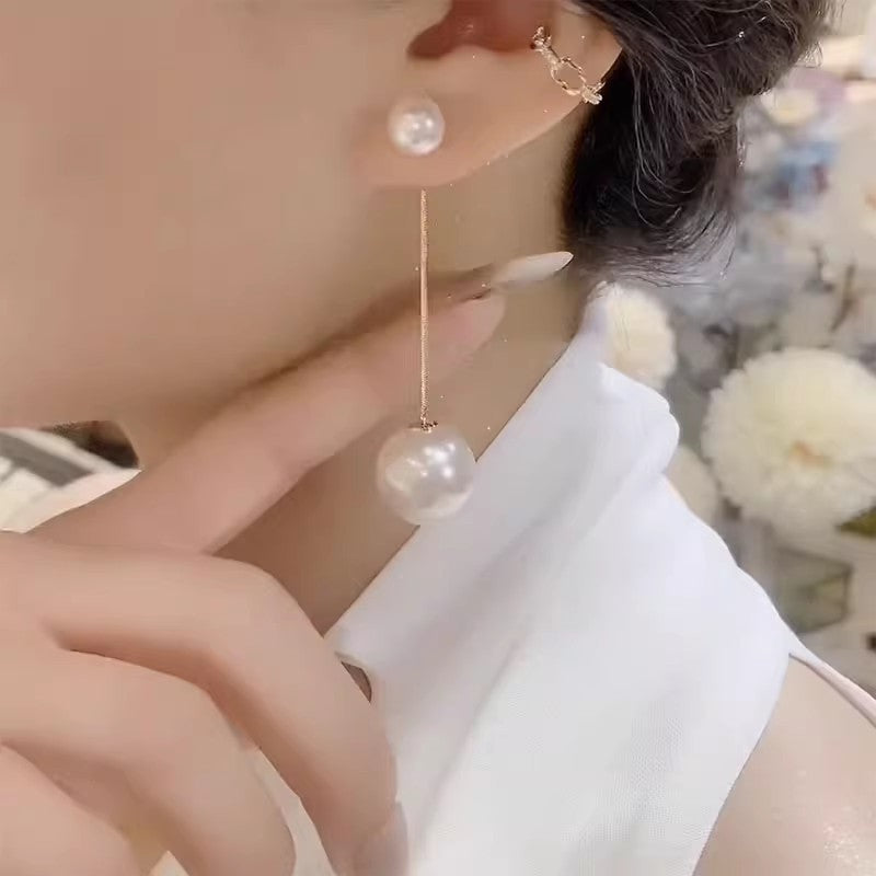 Gold Tassel Earrings For Women Featuring Alloy Craft And Copper Ear Pins