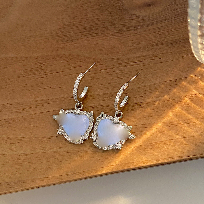 Butterfly Earrings For Women In Gold Featuring Electroplated Finish And Copper Ear Pins With Sweet Style