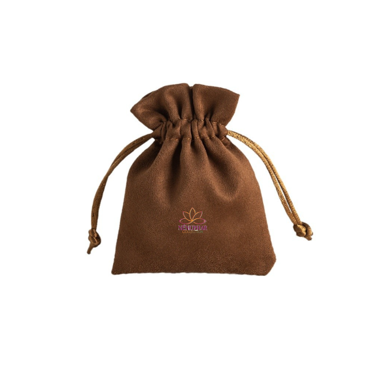 Luxury Suede Jewelry Storage Bag Drawstring Velvet Pouch Necklace Pendant Packaging Bag Gift Bag For Accessories