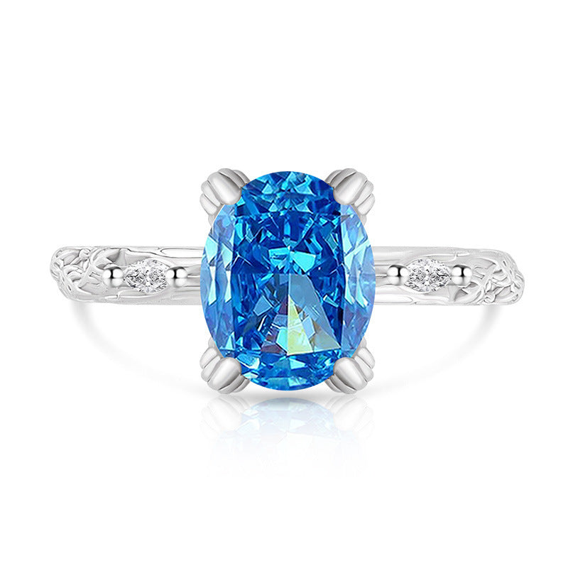 Faceted Grain Copper Ring For Women With Real Gold Plated Finish In Multicolor