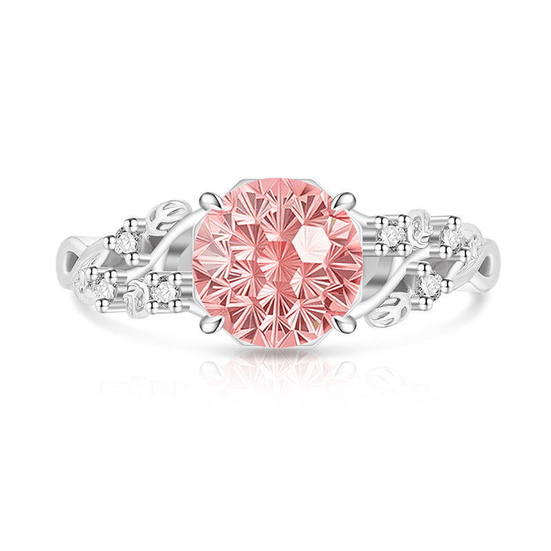 Fireworks Copper Ring For Women In Red, Perfect For Spring Season
