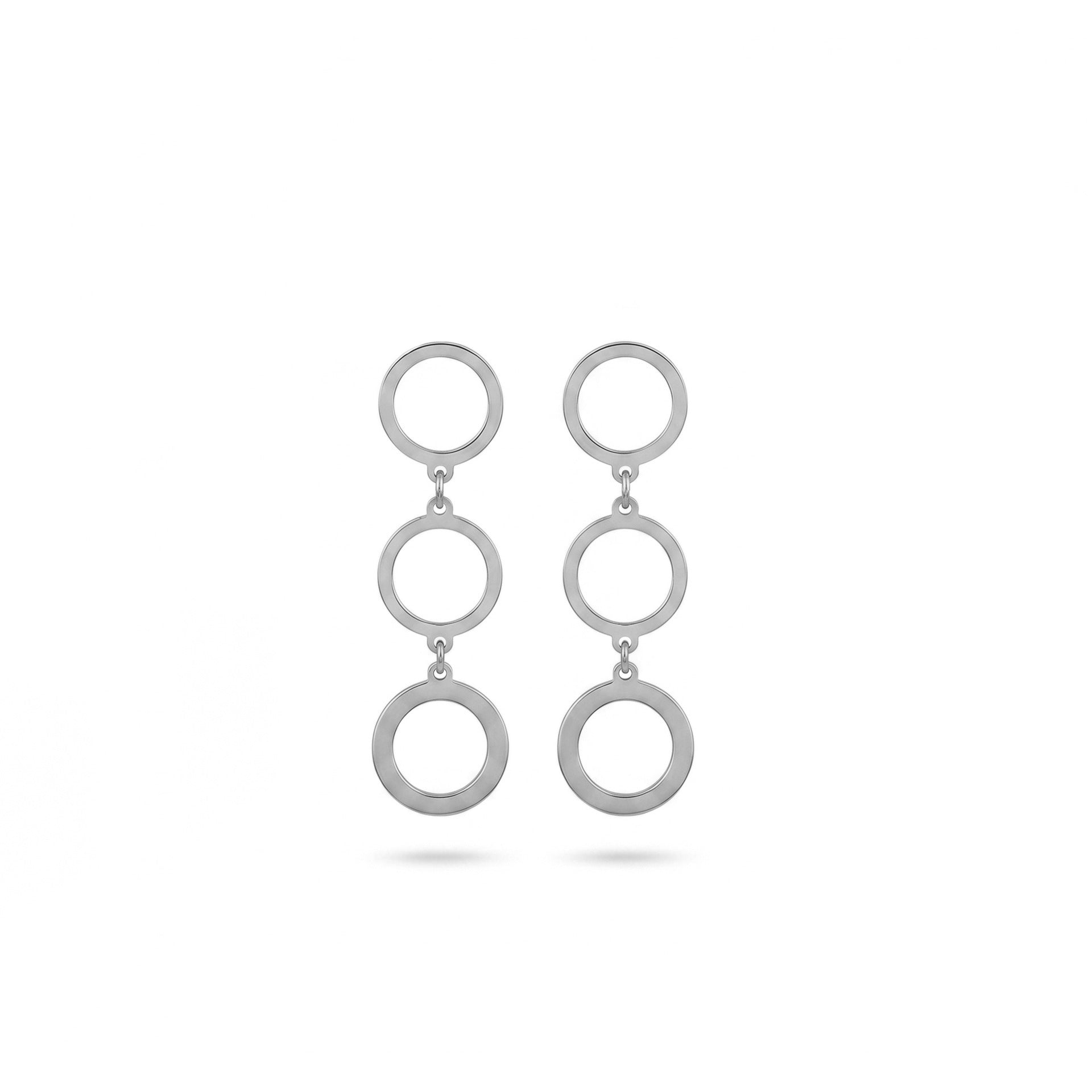 Gold Leaves Earrings For Women Featuring 304 Stainless Steel Ear Pins