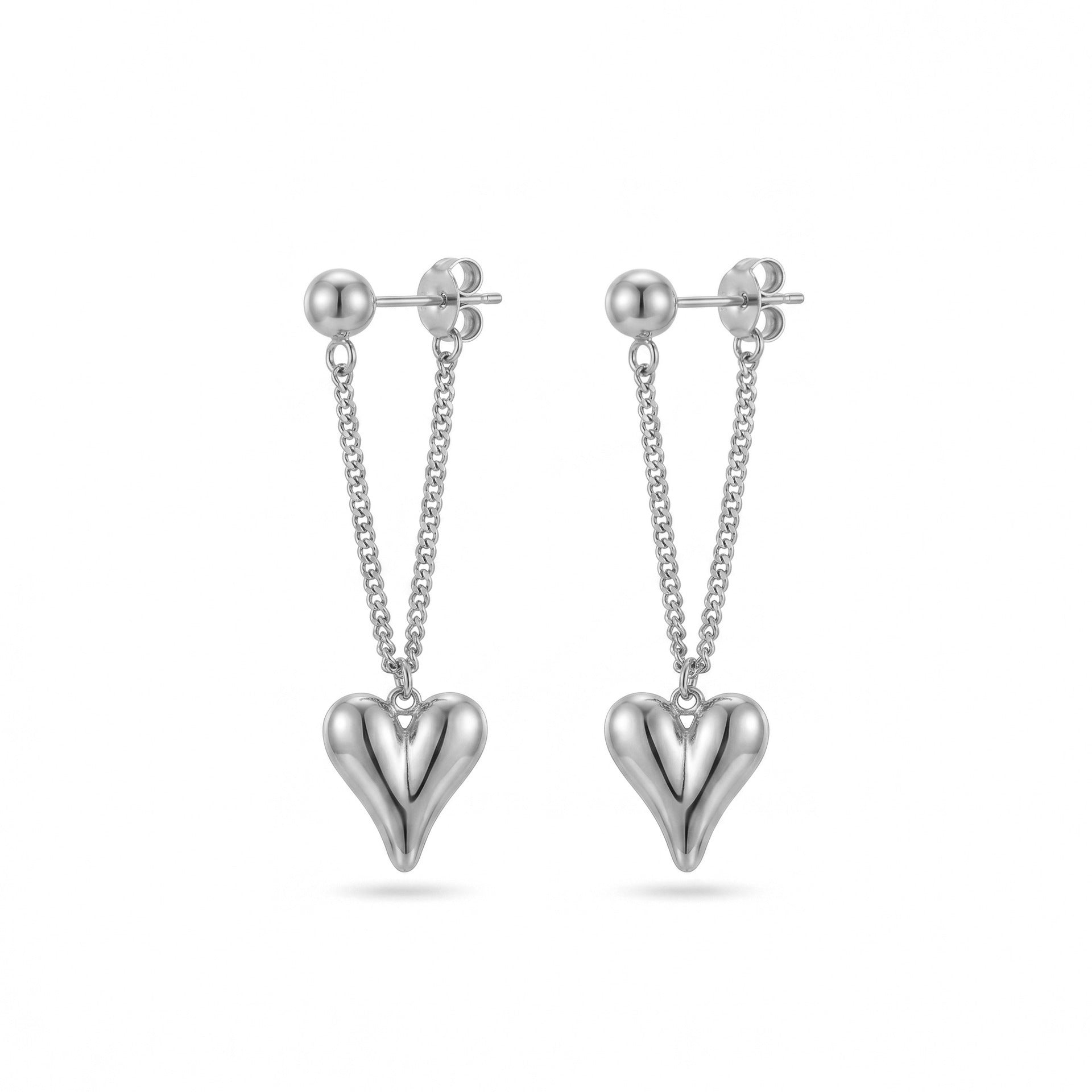 Gold Leaves Earrings For Women Featuring 304 Stainless Steel Ear Pins