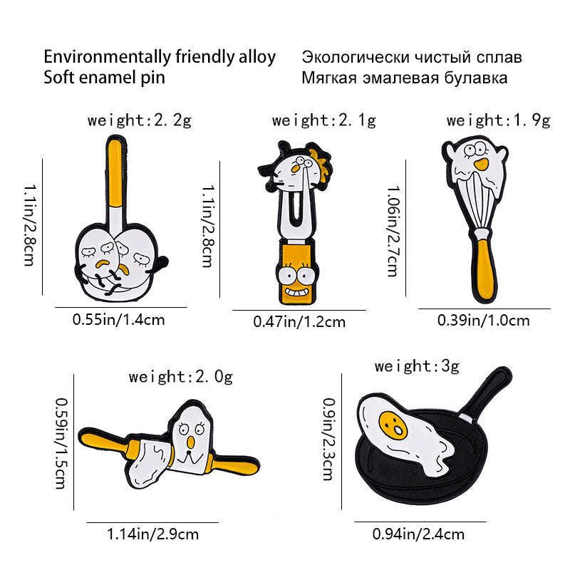 Egg Pin Made Of Alloy Featuring Stoving Varnish Finish