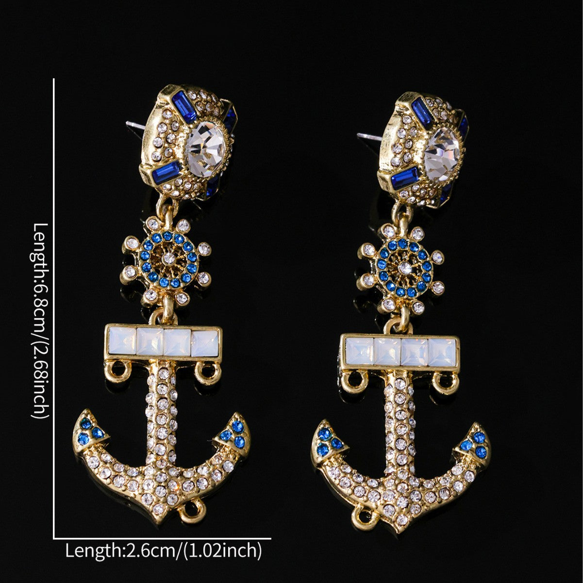 Baroque Style Drop Earrings With Copper Alloy And Baroque Pearl Inlay, Featuring 925 Sterling Silver Studs For Women