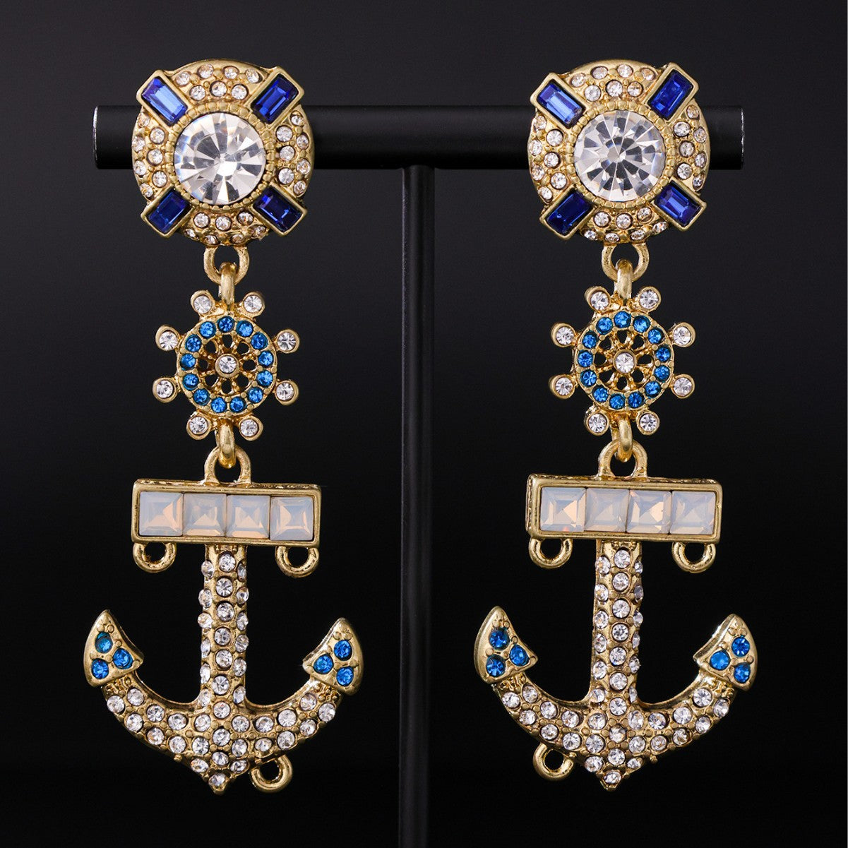 Baroque Style Drop Earrings With Copper Alloy And Baroque Pearl Inlay, Featuring 925 Sterling Silver Studs For Women