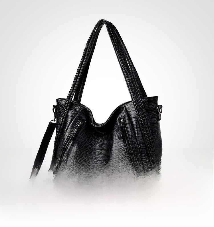 Crocodile Pattern Square Pu Leather Shoulder Bag For Women With Single Shoulder Strap, Perfect For Spring
