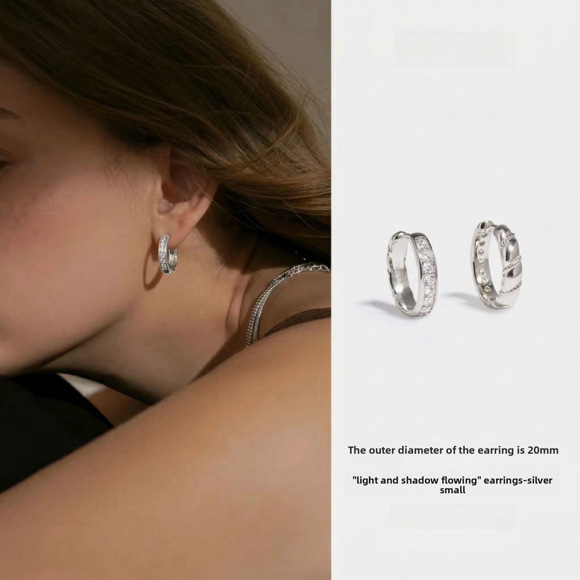 New Style Hoop Earrings For Women, Gold Plated Copper Circle Earrings With Electroplated Finish