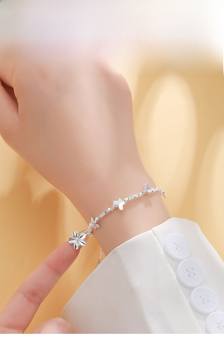Butterfly Copper Bracelet For Women, Elegant Birthday Gift Jewelry