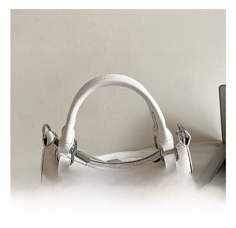 Color Block Square PU Leather Handbag For Women With Top Handle, Perfect For Summer
