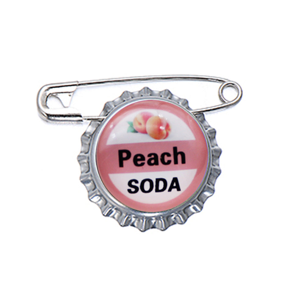 Handmade Alloy Fruit Pin With Unique Craftsmanship
