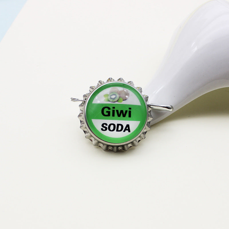Handmade Alloy Fruit Pin With Unique Craftsmanship