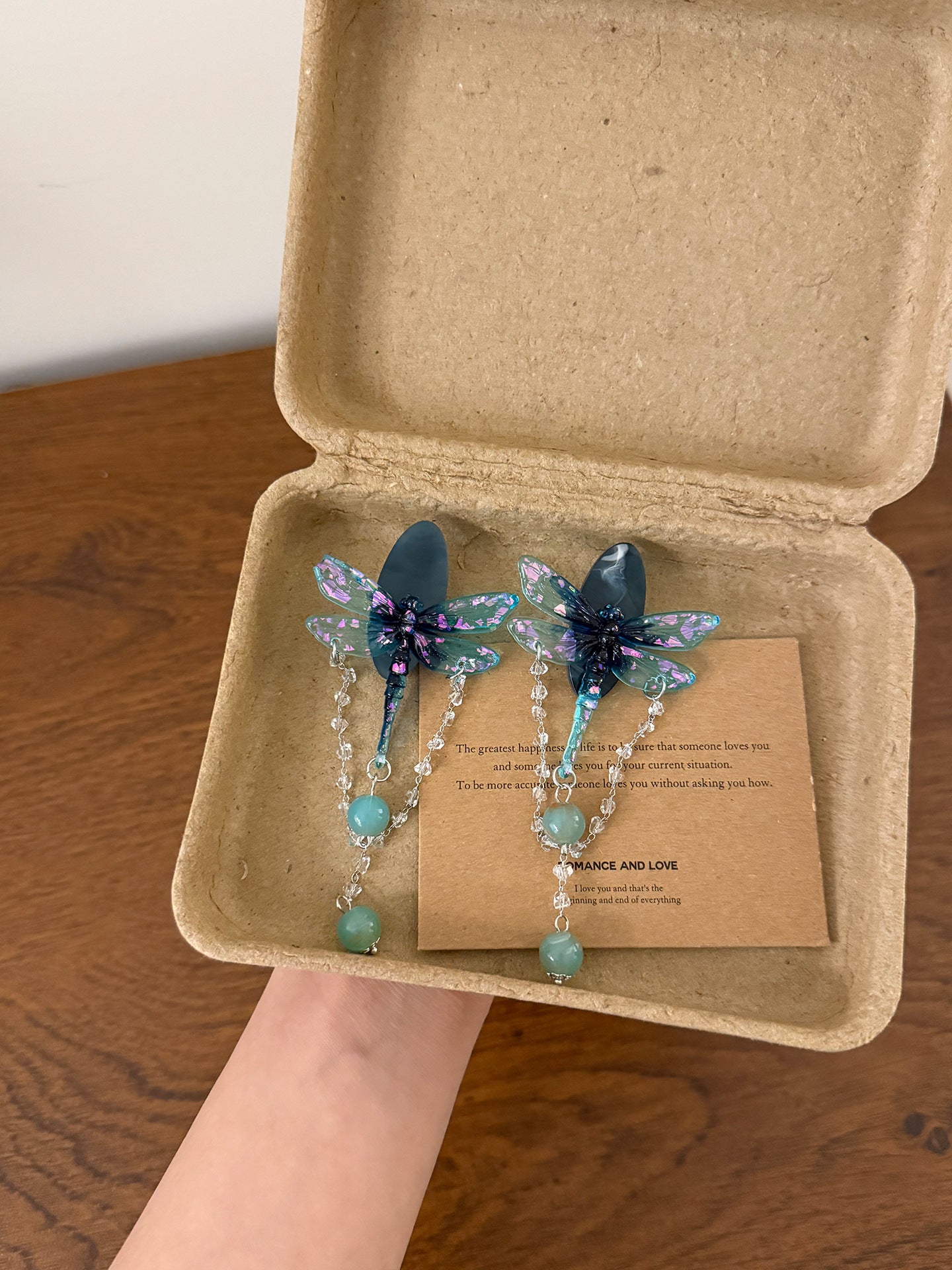 Dragonfly Tassel Earrings For Women Featuring 925 Sterling Silver Ear Pins In Retro Style With Acrylic Inlay