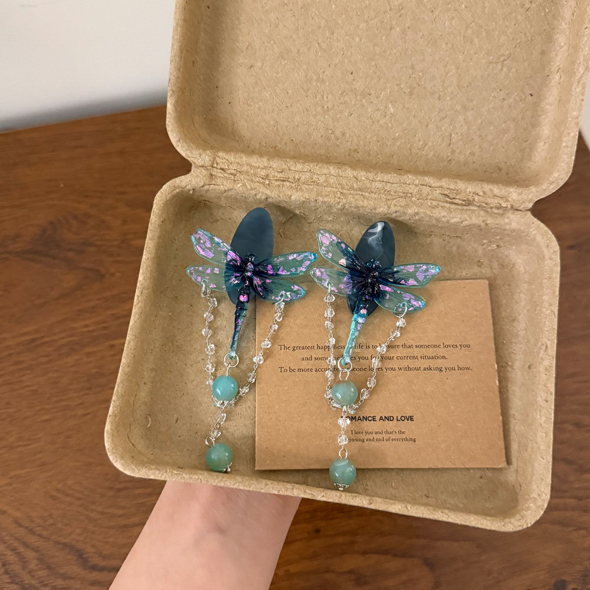 Dragonfly Tassel Earrings For Women Featuring 925 Sterling Silver Ear Pins In Retro Style With Acrylic Inlay