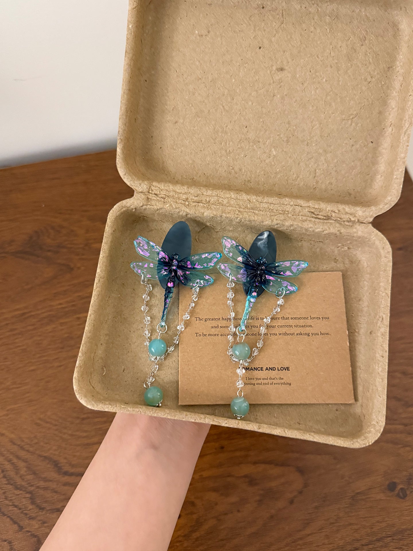 Dragonfly Tassel Earrings For Women Featuring 925 Sterling Silver Ear Pins In Retro Style With Acrylic Inlay