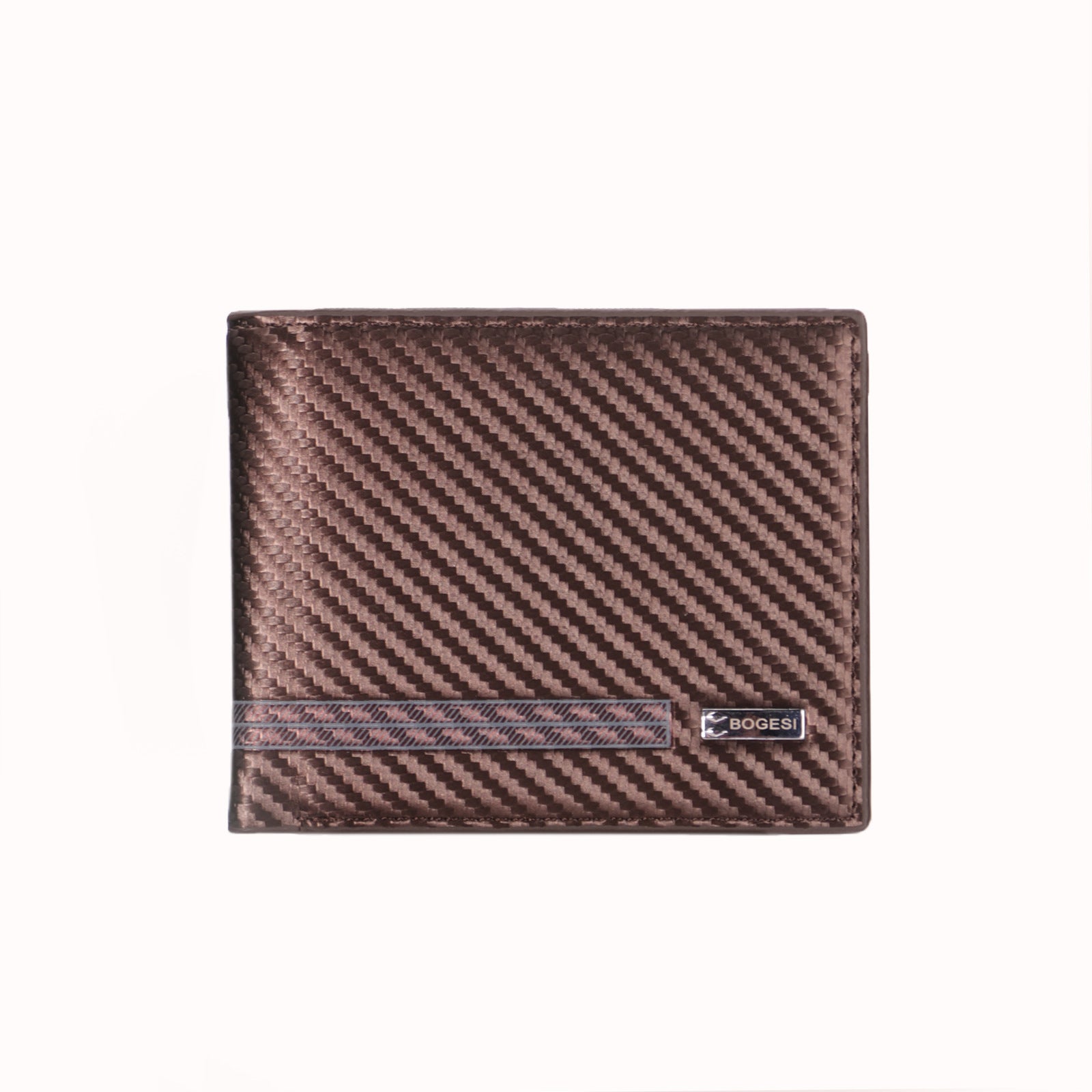 Men's Small Wallet In Solid Color PU Leather Featuring Sewing Thread, Lightweight And Perfect For Summer