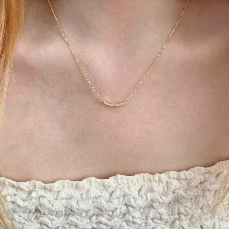 New Style Gold Smiley Face Choker Necklace For Women With 925 Sterling Silver Pendant And Cable Chain