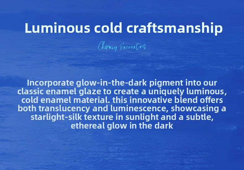 Luminous Copper Star Open Rings For Couples, 1 Pair, Featuring Unique Glow-in-the-Dark Design