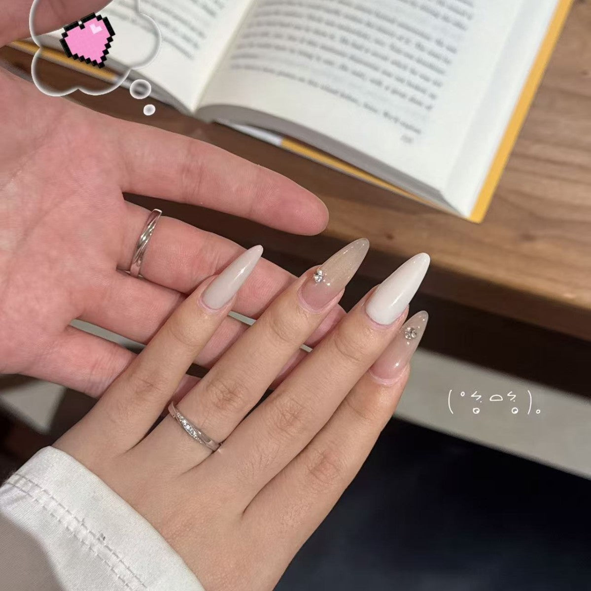 Infinity Couple Rings In 925 Sterling Silver, 1 Pair Silver Rings Perfect For Birthday Gift