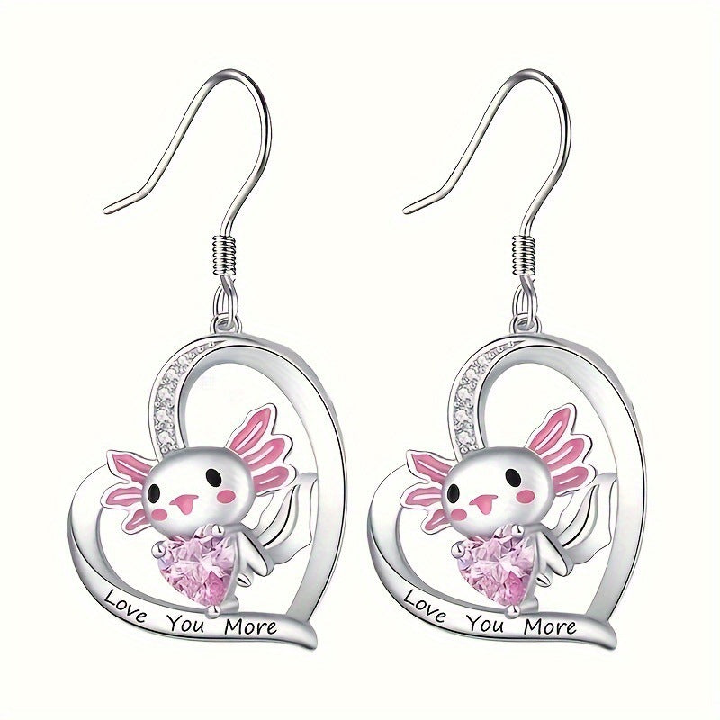 Cute Cartoon Necklace For Adults With Electroplated Alloy Pendant And Cable Chain