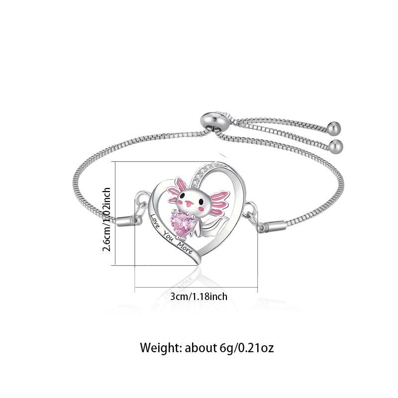 Cute Cartoon Necklace For Adults With Electroplated Alloy Pendant And Cable Chain