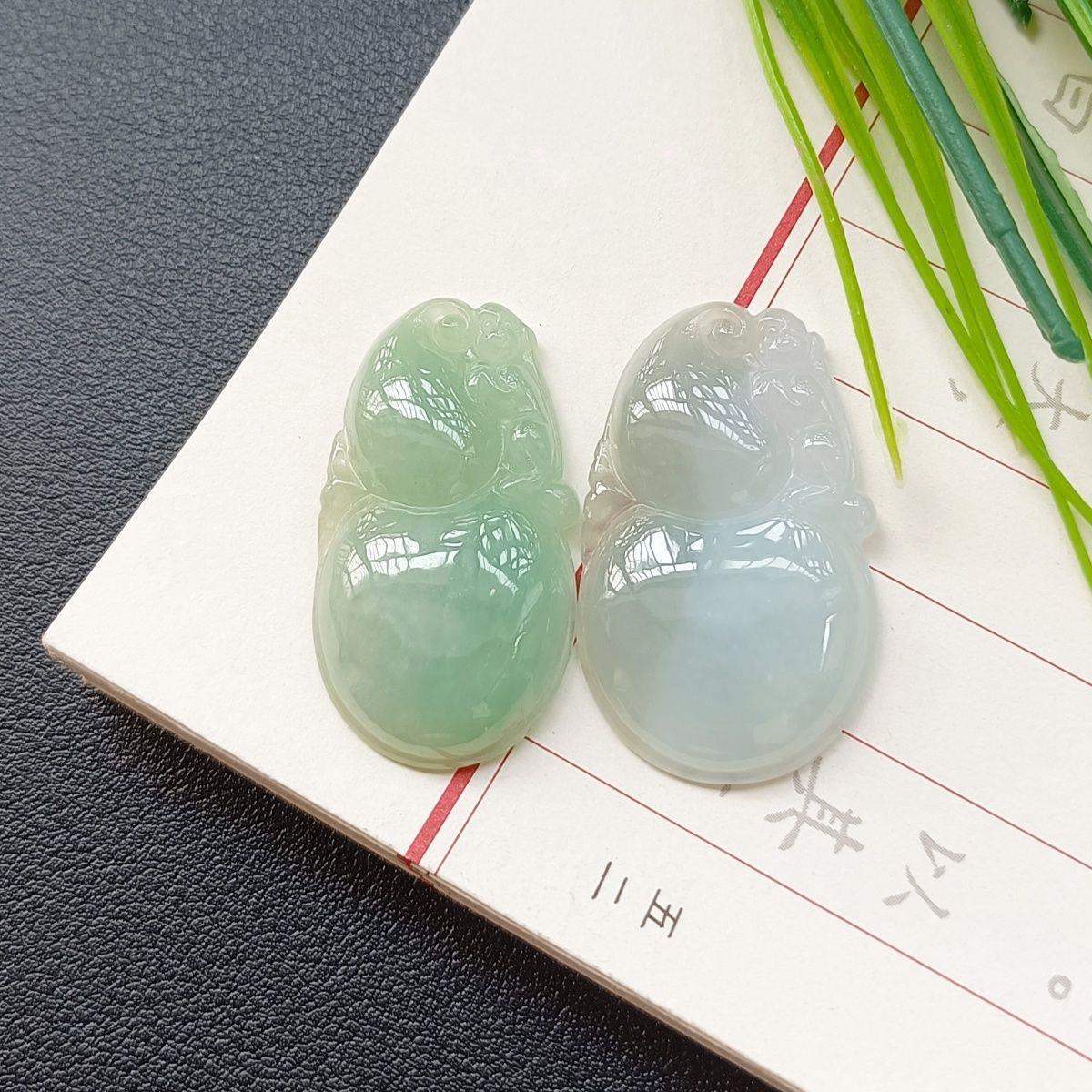 Handmade Leaf Necklace In 304 Stainless Steel With Jade Inlay, Sweet Style For Women Jewelry Set