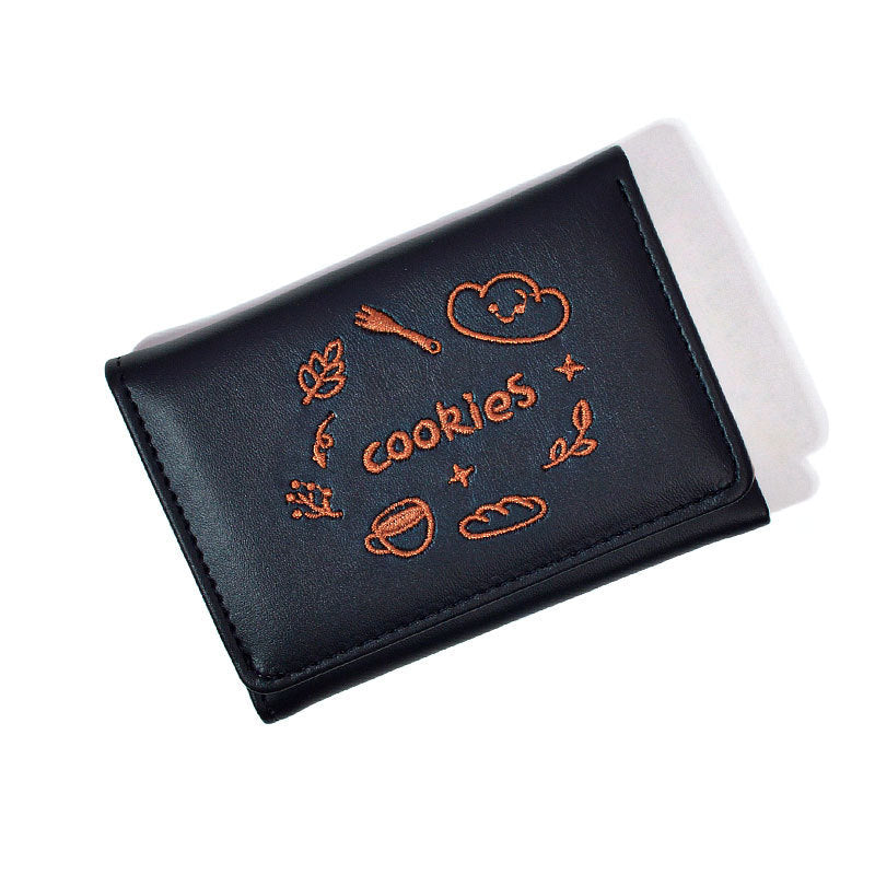 Anime Small Wallet For Women In PU Leather, Water Resistant Design