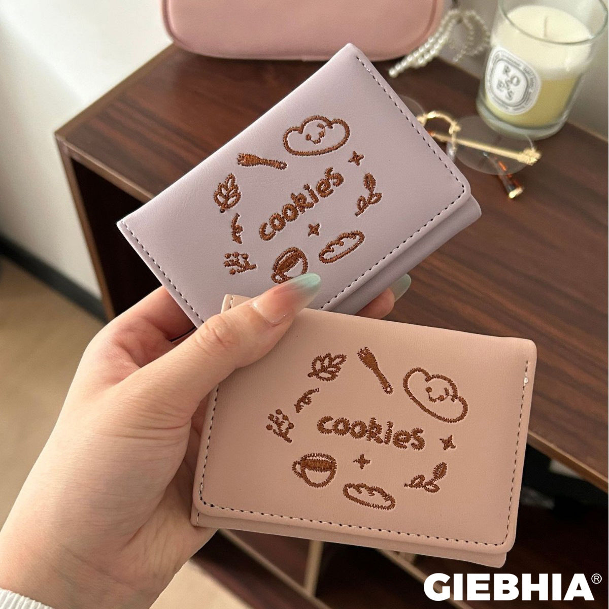 Anime Small Wallet For Women In PU Leather, Water Resistant Design