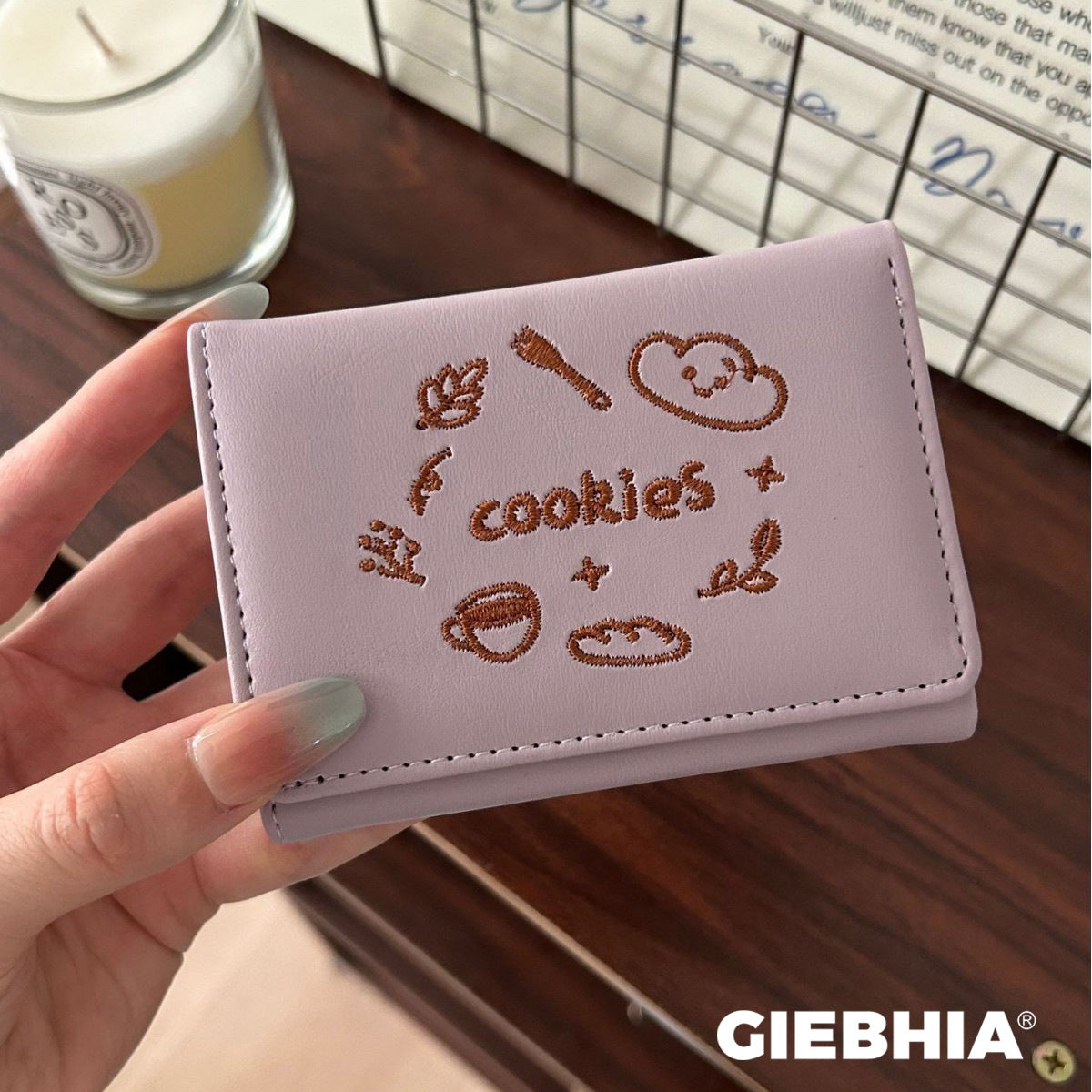 Anime Small Wallet For Women In PU Leather, Water Resistant Design