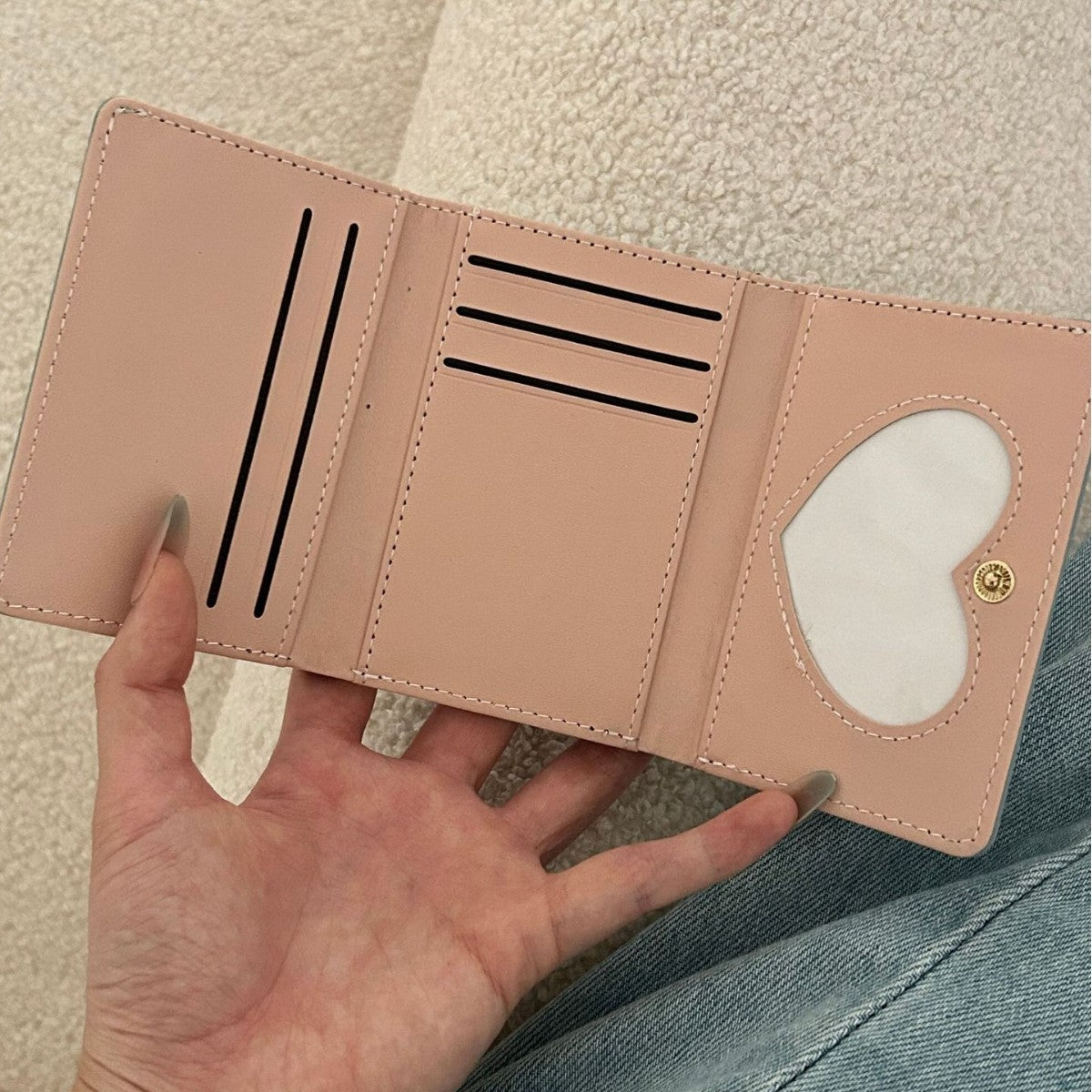 Anime Small Wallet For Women In PU Leather, Water Resistant Design