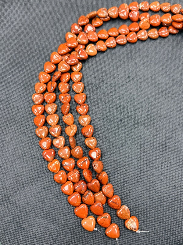 Heart Shape Polished February Birthstone Amethyst Beads In Sweet Style Jewelry Accessories