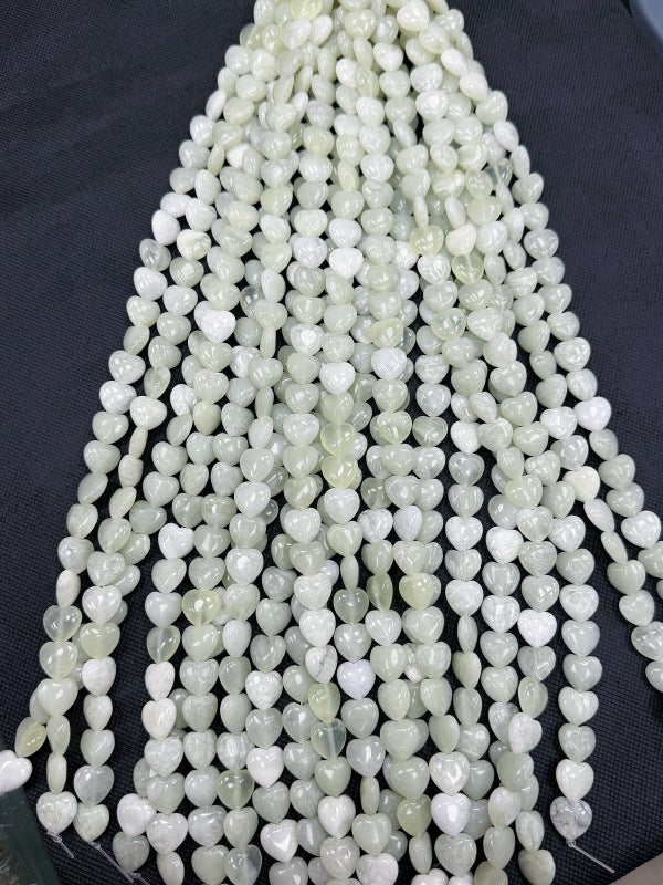 Heart Shape Polished February Birthstone Amethyst Beads In Sweet Style Jewelry Accessories