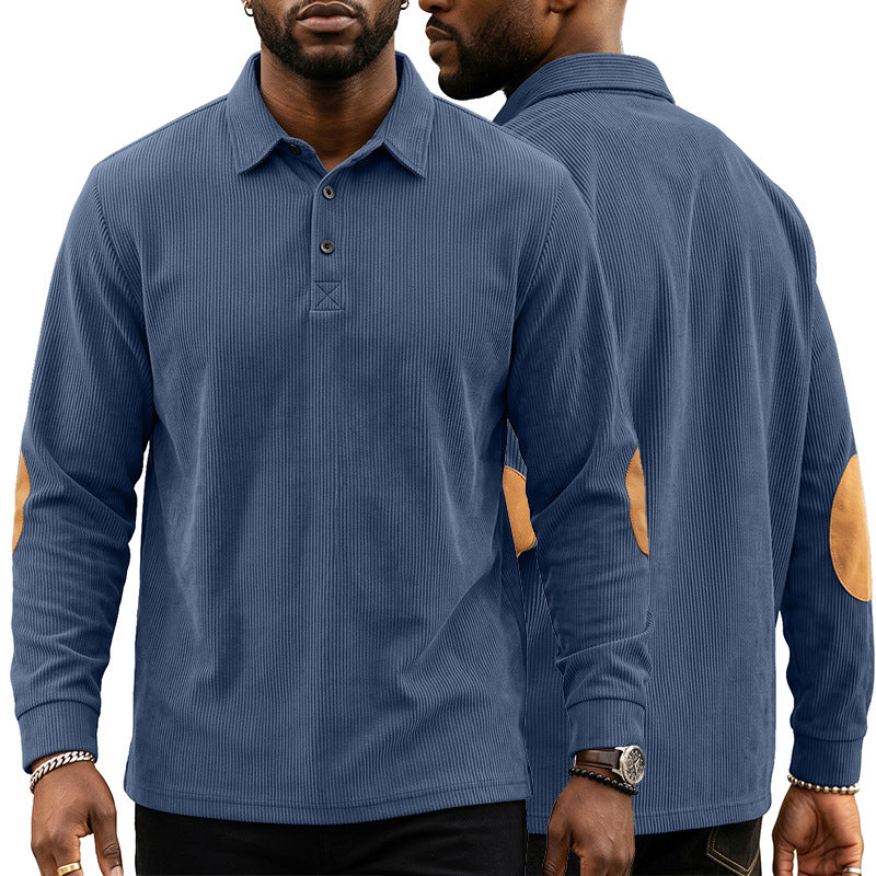 Men's Casual Light Grey Stripe Hoodie With Long Sleeve In Polyester Fabric