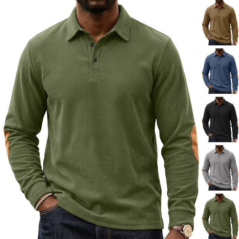 Men's Casual Light Grey Stripe Hoodie With Long Sleeve In Polyester Fabric