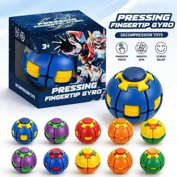 3D Plastic Gear Fidget Toy In Multicolor, Stress Relief Toy Featuring Durable Design