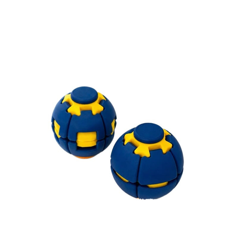 3D Plastic Gear Fidget Toy In Multicolor, Stress Relief Toy Featuring Durable Design