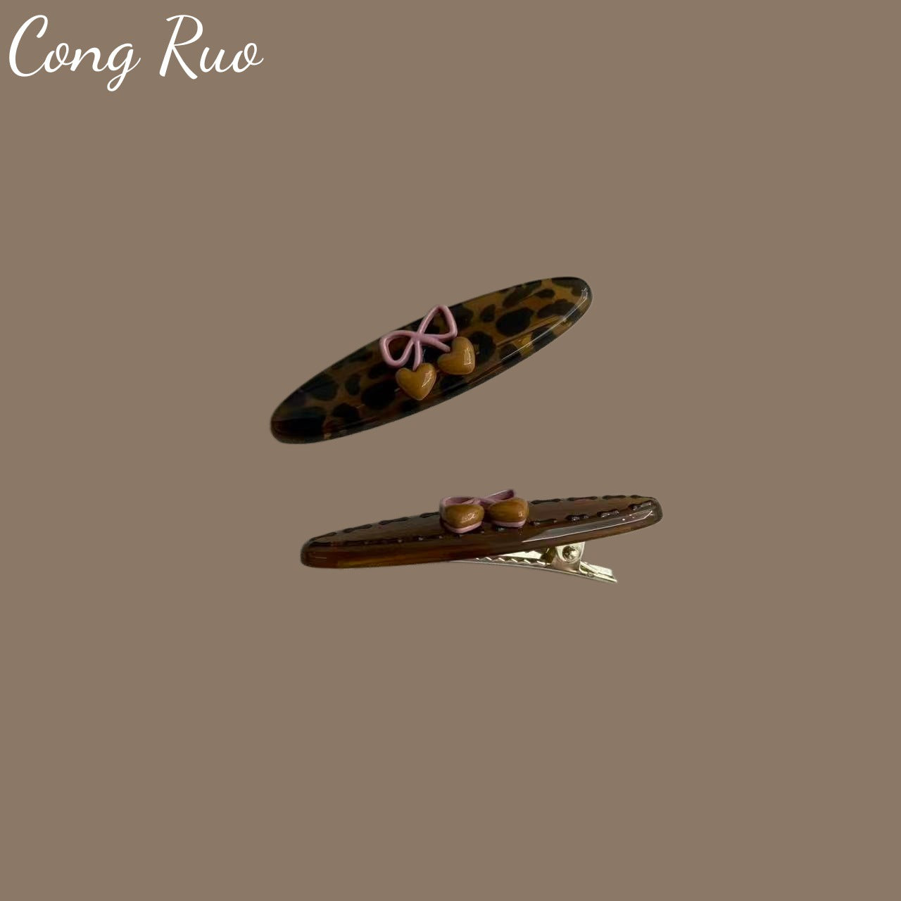 New Style Cherry Hairpin For Women Made Of Metal, Available In Colour, Perfect For Summer