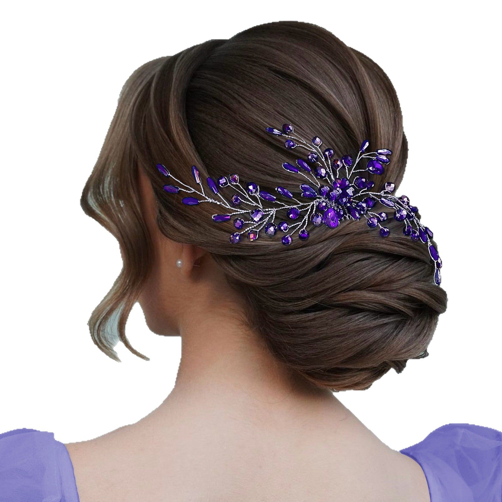 Crystal Rhinestone Hair Comb For Women In Wedding Style, Perfect For Wedding Season Hair Accessories