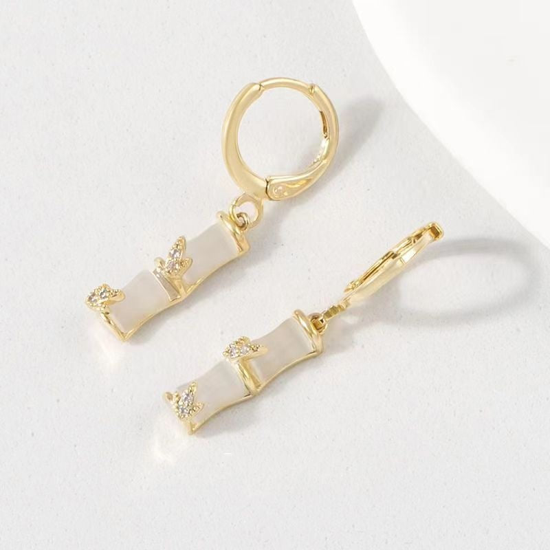 Dreamcatcher Earrings For Women Featuring Cat's Eye Stone In Alloy With Electroplated Finish And 304 Stainless Steel Ear Pins