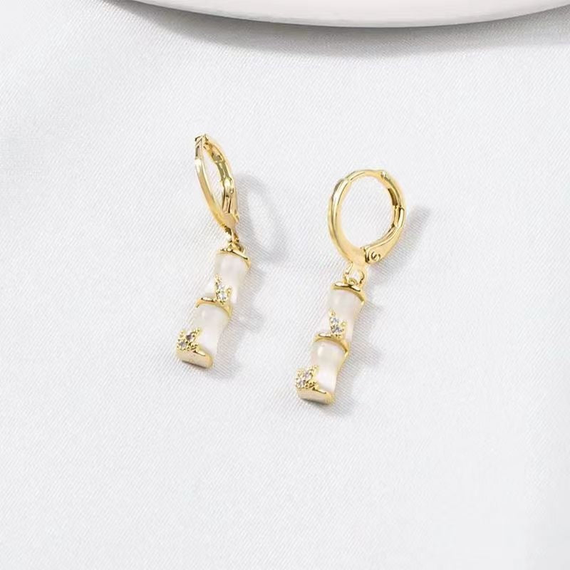 Dreamcatcher Earrings For Women Featuring Cat's Eye Stone In Alloy With Electroplated Finish And 304 Stainless Steel Ear Pins