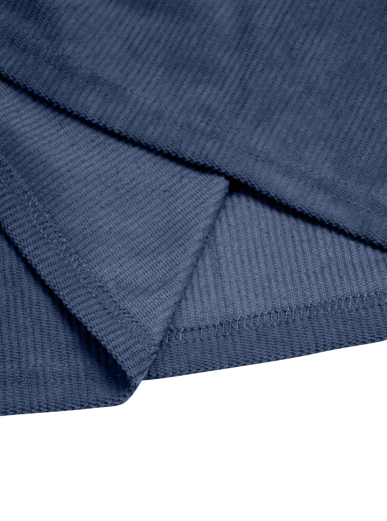Men's Casual Navy Blue Pant Co-ord Set In Polyester Fabric With Placket For Everyday Wear